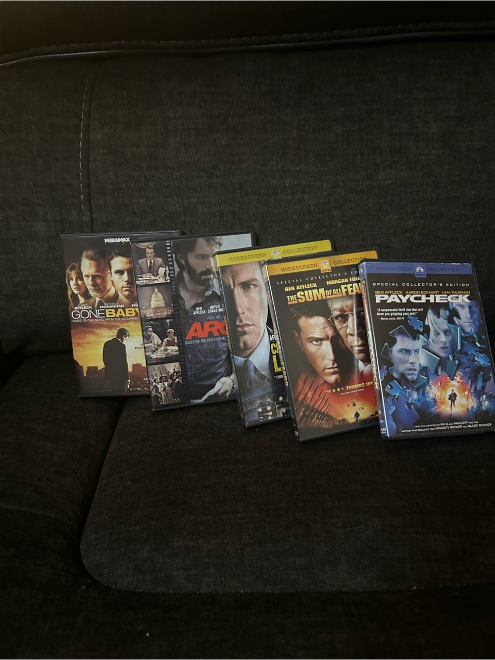 Ben Affleck Director or actor 5 Pack DVD Collection. Used in Good Condition.